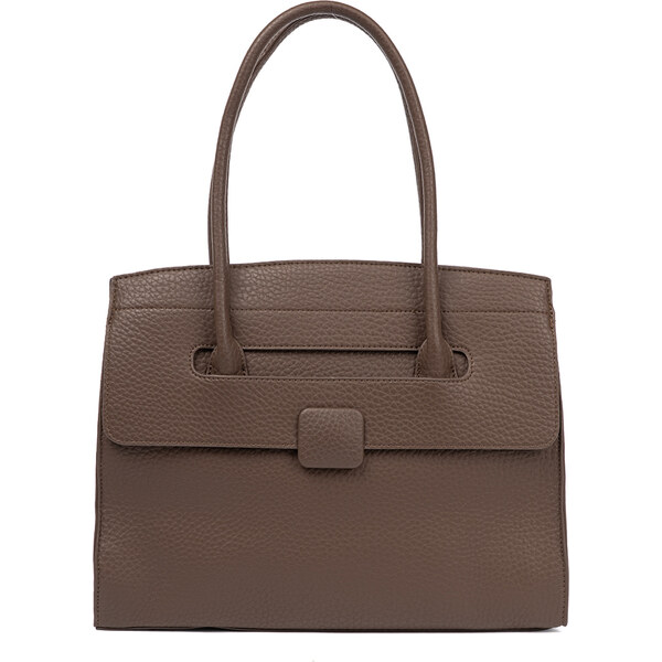 Shelvt Shopper bag made of textured eco leather 64795666