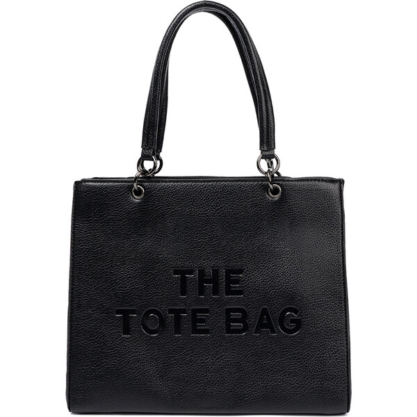 Shelvt Classic black shopper bag TOTE 64795665