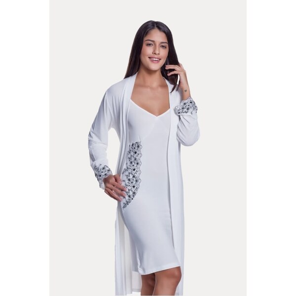 Luisa Moretti Dámska bambusová košieľka OLIVIA s županom 47733430