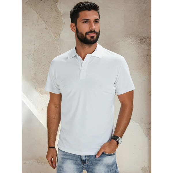 Pánske polo tričko tmavo šedé Dstreet PX0509 65504408