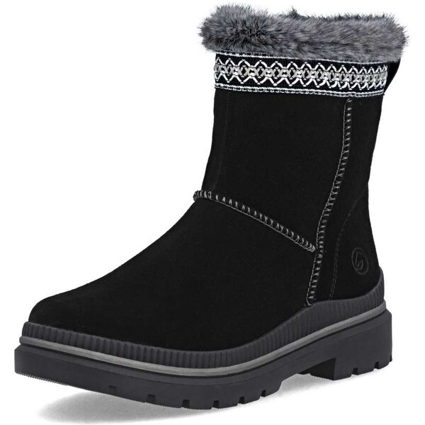 RIEKER Dámska členková obuv REMONTE D0C83-03 čierna W5 64794705