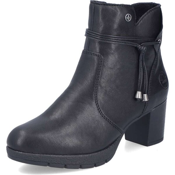 Dámska členková obuv RIEKER 77667-00 čierna W5 64794712