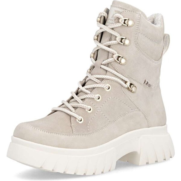 Dámska členková obuv RIEKER W1871-62 béžová W5 64794715