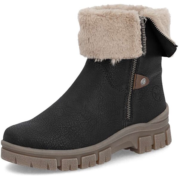 Dámska členková obuv RIEKER Z1182-00 čierna W5 64794718