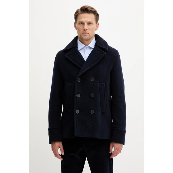 Vlnený kabát Paul&Shark 64795391