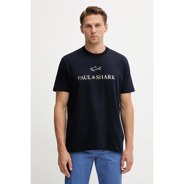 Bavlnené tričko Paul&Shark Knitwear 64795022