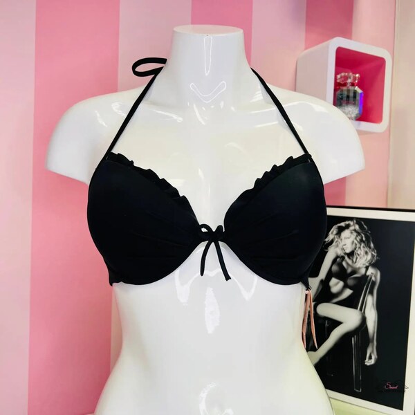 Victorias Secret Trendový plavkový top s pevnými košíčkami a 46574329