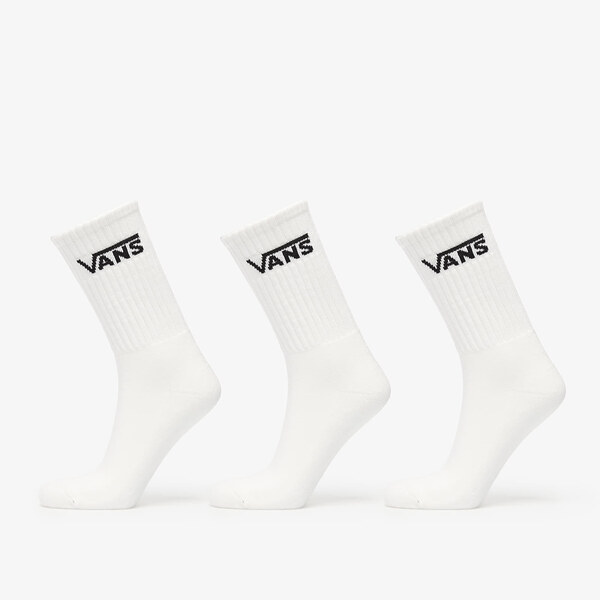 Vans Classic Crew Socks 3-Pack White XL 64797774