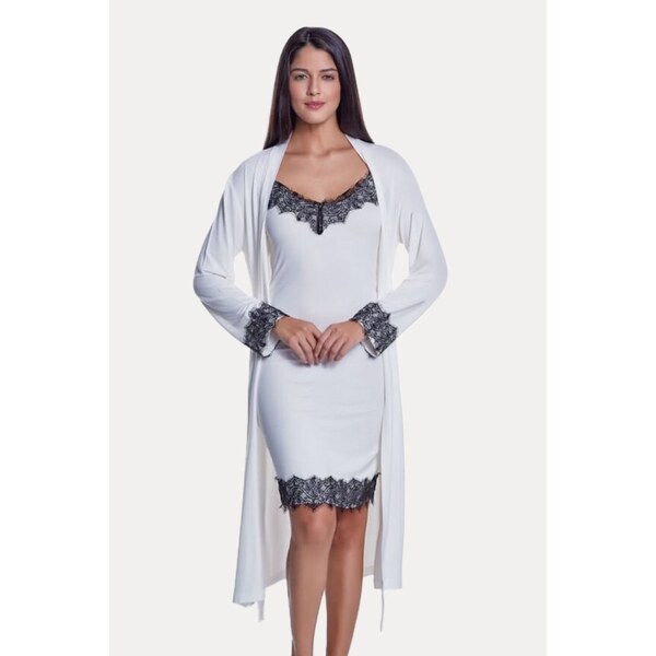 Luisa Moretti Dámska bambusová košieľka LORA s županom 6463818