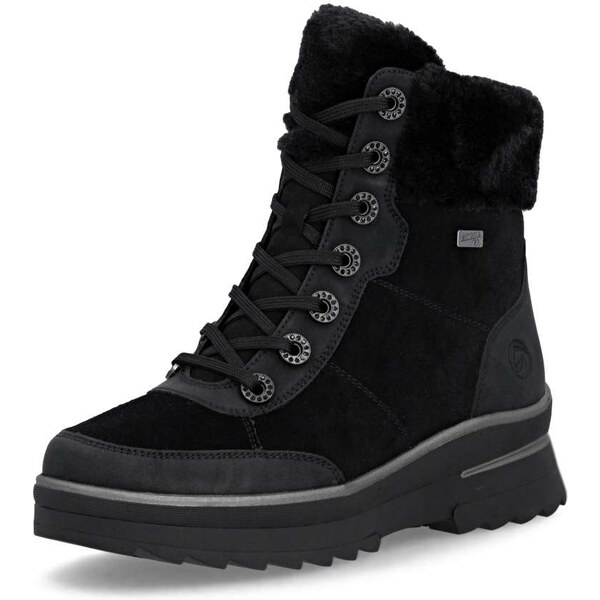 RIEKER Dámska členková obuv REMONTE D2B75-02 čierna W5 64797838