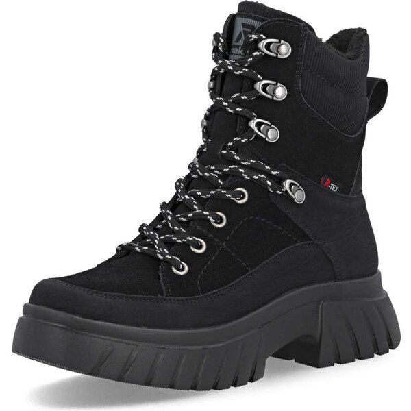 Dámska členková obuv RIEKER W1871-00 čierna W5 64797852