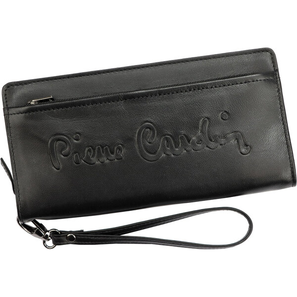 Pierre Cardin Značková čierna peňaženka s vreckom na mobil (GDPN398) 64798100