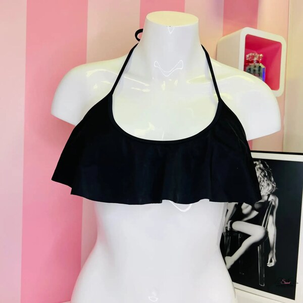 Victorias Secret Štýlový Horný Dielom Plavok s Ozdobnými Volánikmi 46574373