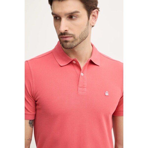 Bavlnené polo tričko United Colors of Benetton 65865664