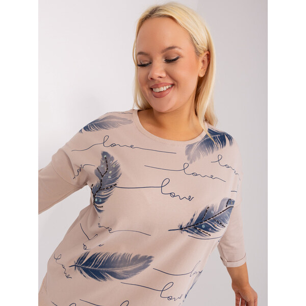 FPrice Blúzka RV BZ 9433.81 béžová 49800521