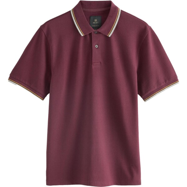 Next Tričko burgundská / biela 65493539