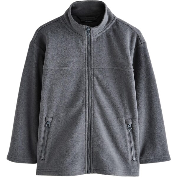 Next Flisová bunda sivá 65656962