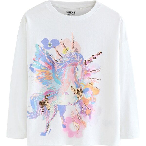 Next Tričko zmiešané farby / biela 65884866