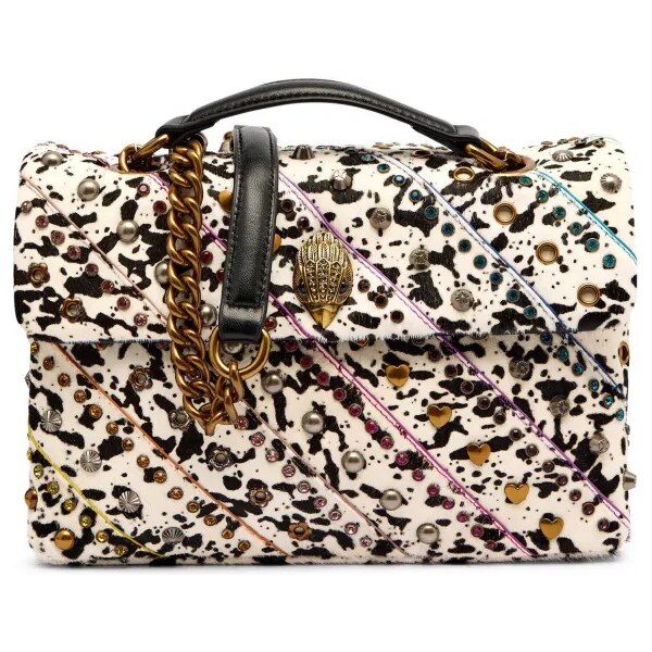 Kurt Geiger Kožená kabelka na rameno KENSINGTON 64799433