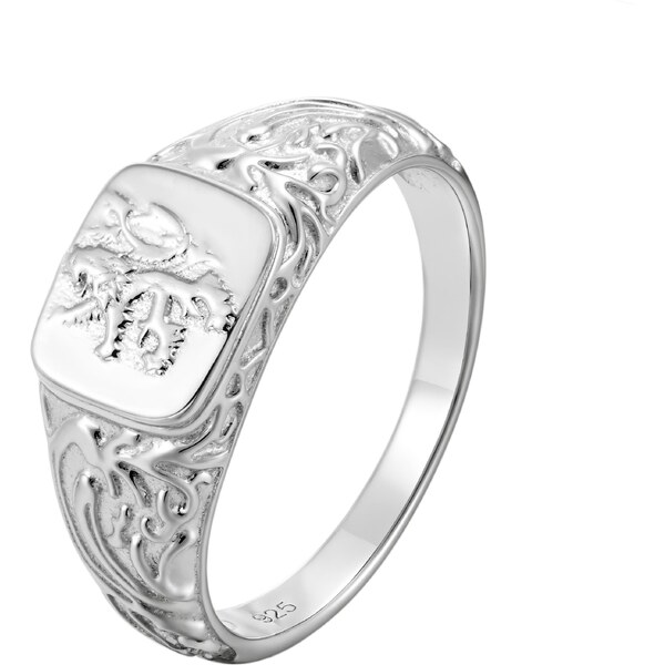 Olivie Pánský stříbrný prsten ČESKÝ LEV 9600 64805007