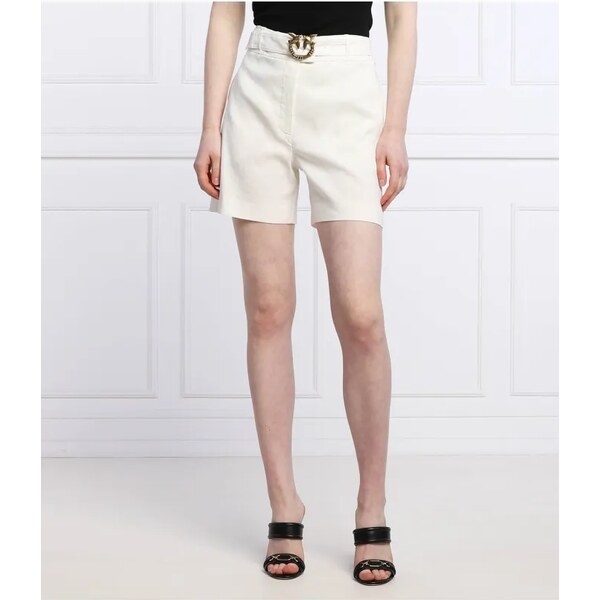 Pinko Ľanové šortky SULMONA | Regular Fit 32001249