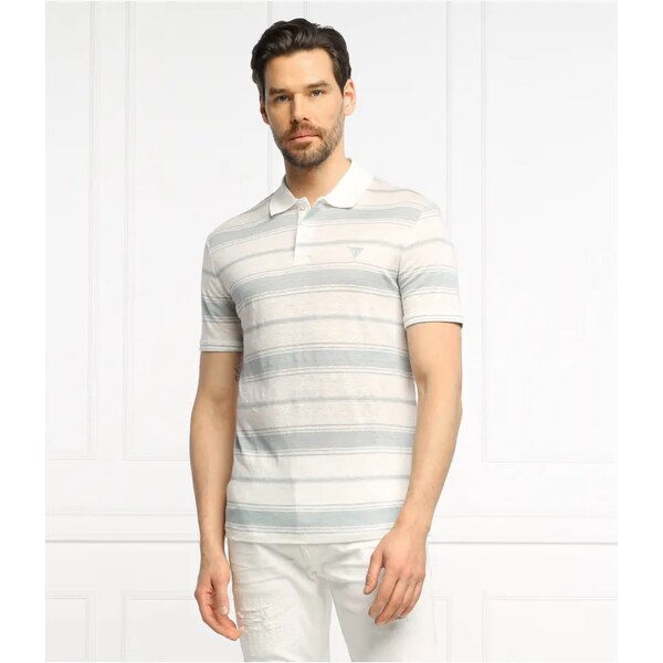 GUESS Ľanové polo tričko JOSU | Regular Fit 31230894
