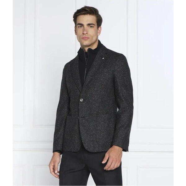 BOSS BLACK vlnená sako c-hanry-bib-a-224 | slim fit | s prímesou 34948406