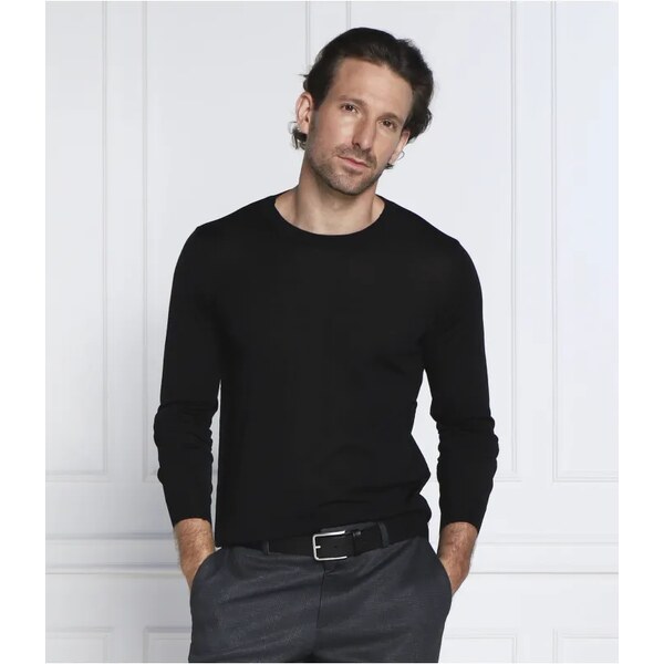 Oscar Jacobson vlnený sveter custer | slim fit 34590505