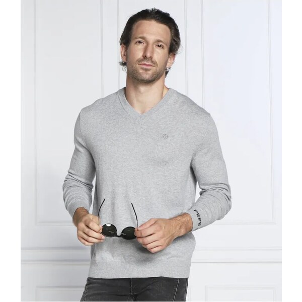 Pepe Jeans London Sveter ANDRE | Slim Fit | s prímesou vlny a kašmíru 34590426