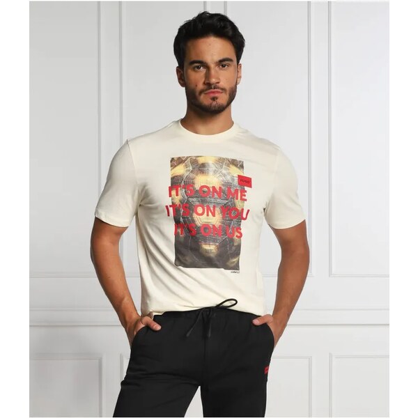 HUGO Tričko Dinseng | Straight fit 34474551