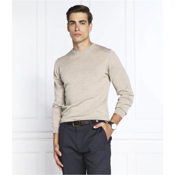 Oscar Jacobson vlnený sveter custer | slim fit 34424463