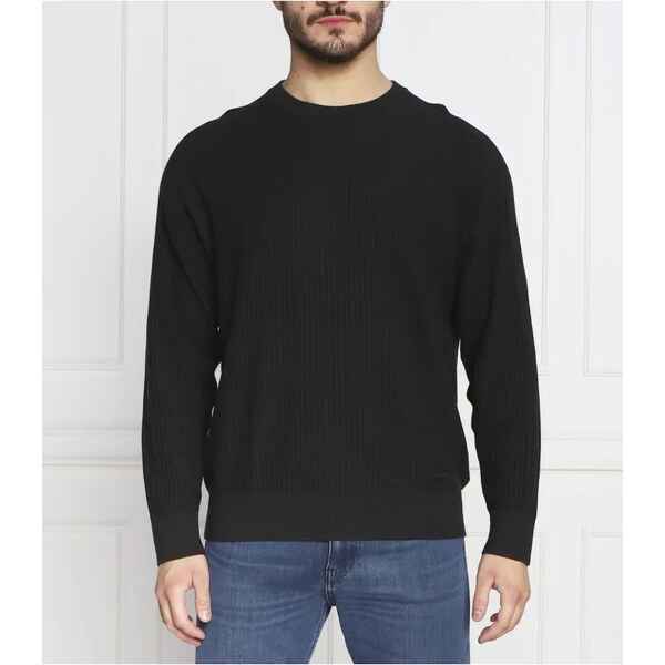 Calvin Klein Sveter REVERSED OTTOMAN TEXTURE | Regular Fit 37515697