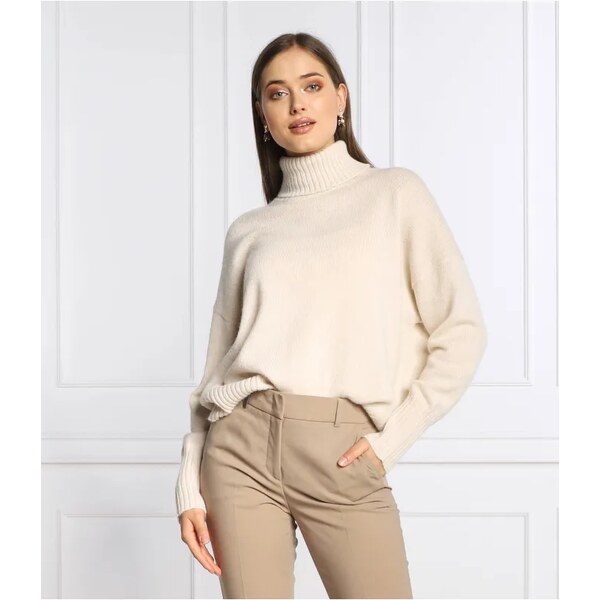 Peserico Vlnený rolák | Regular Fit | s prímesou hodvábu 33899483