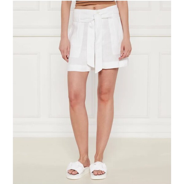 LAUREN RALPH LAUREN Ľanové šortky | Regular Fit | high waist 32145501