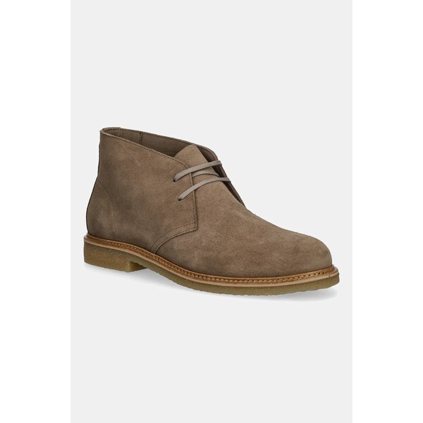 Semišové členkové topánky BOSS Kope 64816175