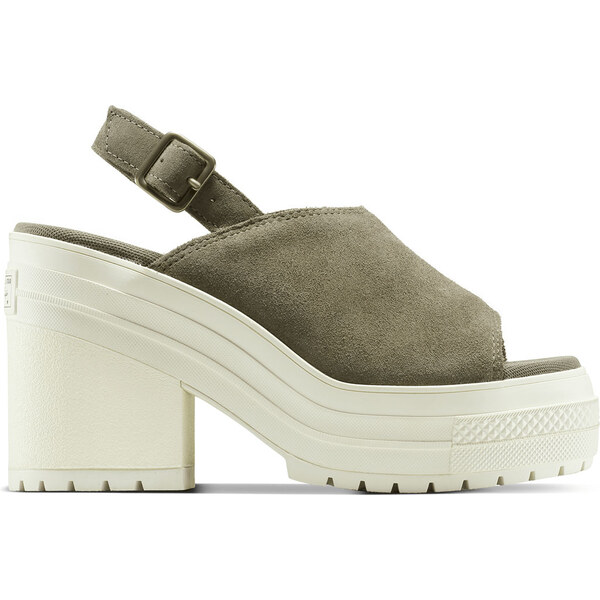 Converse Chuck 70 De Luxe Heel Mule - Unisex - Sandále Converse - Sivé 66361086