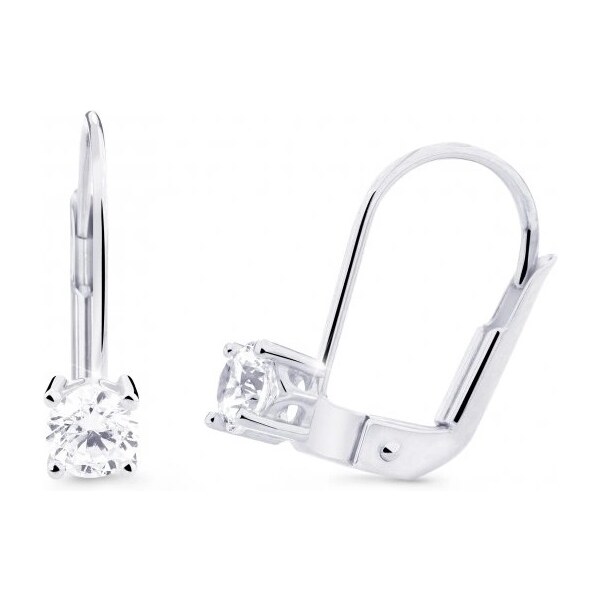 Cutie Jewellery Náušnice z bieleho zlata so zirkónmi Z8025-55-10-X-2 66580200