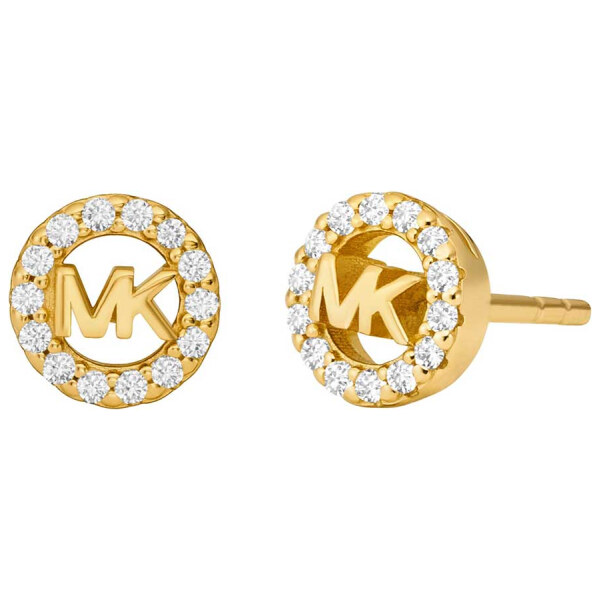 Michael Kors Módne pozlátené náušnice kôstky so zirkónmi MKC1727CZ710 66596049
