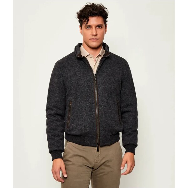 MooRER Páperová bunda bomber BELLATI | regular fit | s prímesou vlny a 64720140