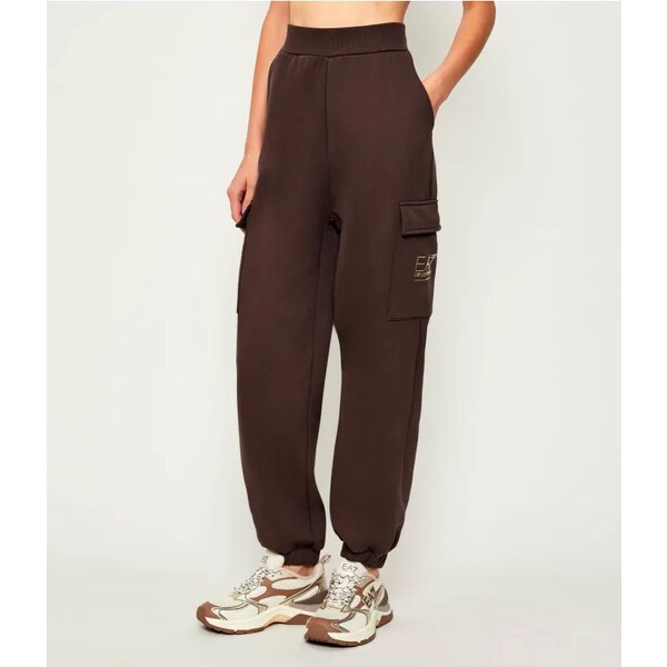 EA7 Teplákové nohavice | Boyfriend fit 64601541