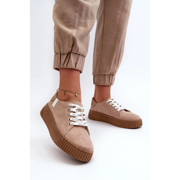 Dámska športová obuv NN276002 / 197885 Beige - Big Star 64813684