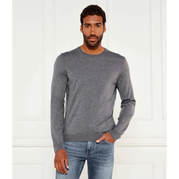 BOSS BLACK vlnený sveter leno-p | slim fit 41918187