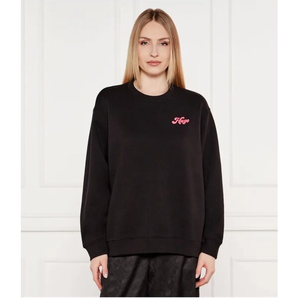 HUGO Mikina Classic Crew_4 | Loose fit frotir 63375844