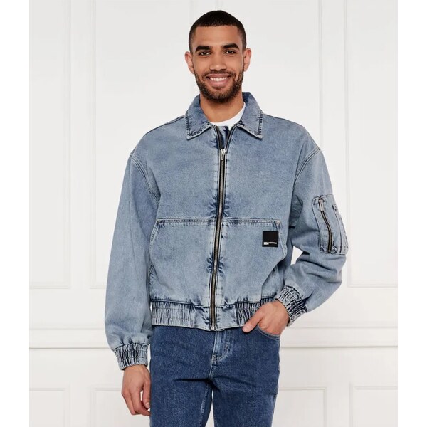 Karl Lagerfeld Jeans Džínsová bunda bomberka | Loose fit 63303855