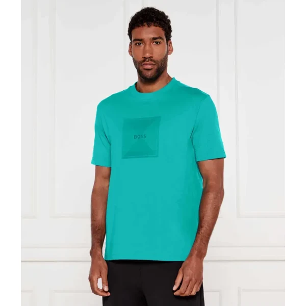 BOSS GREEN Tričko Logo Rib | Regular Fit 63303798