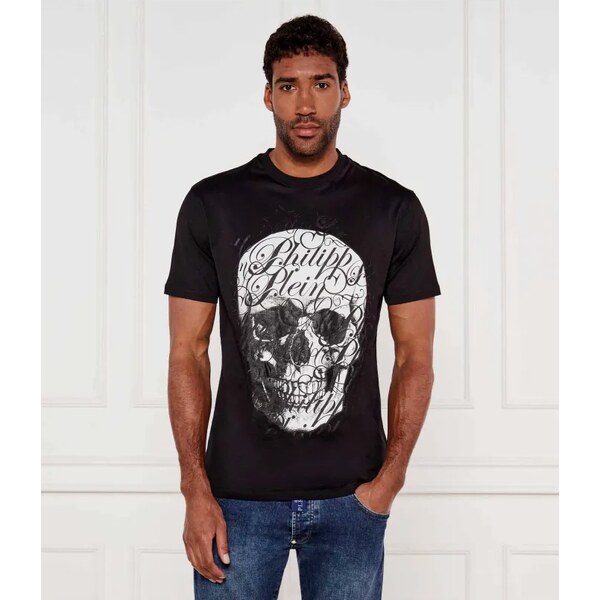 Philipp Plein Tričko Skull Coursive | Regular Fit 63251585
