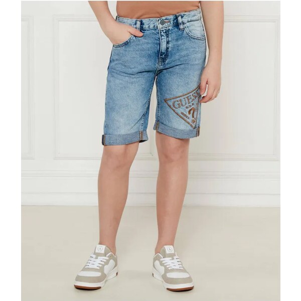 Guess Džínsové šortky | Regular Fit | s prímesou ľanu 63109480