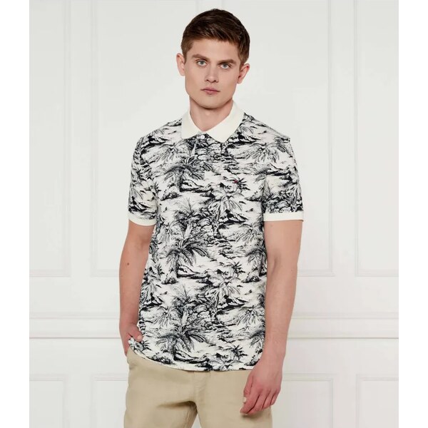 Tommy Hilfiger Polo tričko | Regular Fit | s prímesou ľanu 63092191