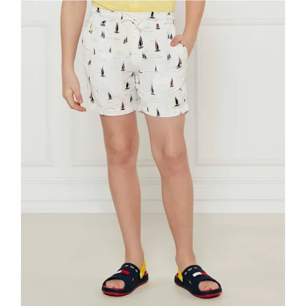 Tommy Hilfiger Ľanové šortky | Regular Fit 63076675