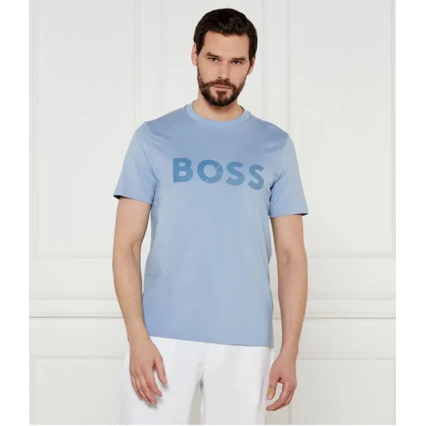 BOSS GREEN Tričko Tape Logo | Regular Fit 63053543